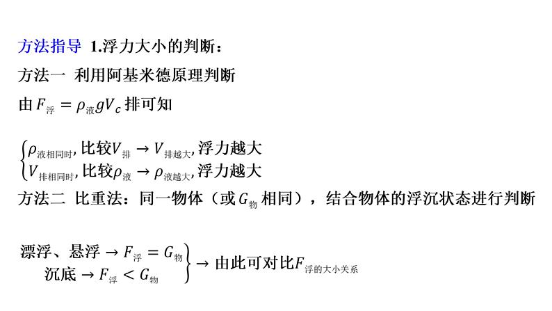 2022中考一轮复习 第一部分 基础资料 专项1 密度、压强、浮力的判断课件PPT第2页