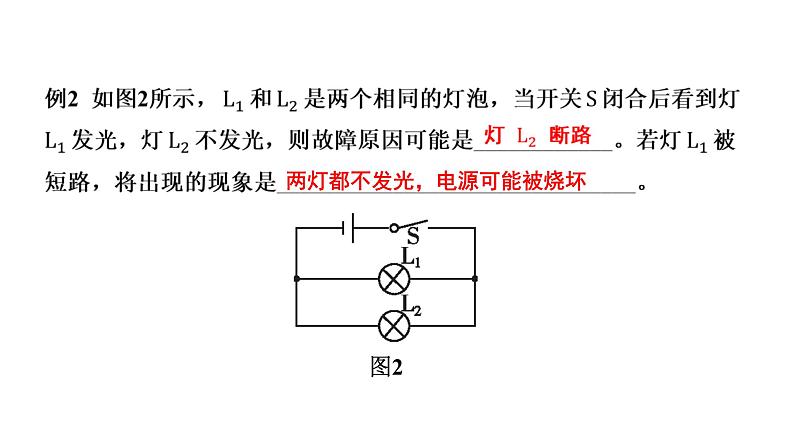 2022中考一轮复习 第一部分 基础资料 第15课时 欧姆定律-专项4 电路故障分析课件PPT03