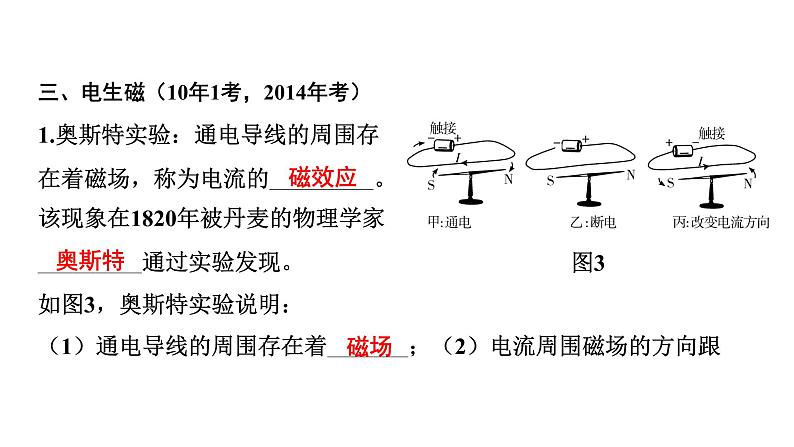 2022中考一轮复习 第一部分 基础资料 第18课时 电与磁课件PPT第7页