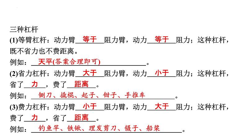 12-1杠杆(第二课时)课件－2021－2022学年人教版物理八年级下册03