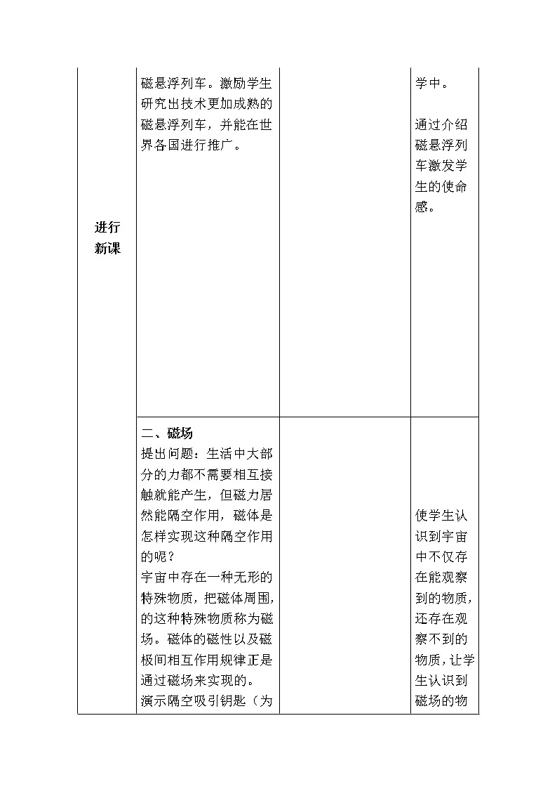 教科版九年级物理上册 7.1 磁现象（教案）03