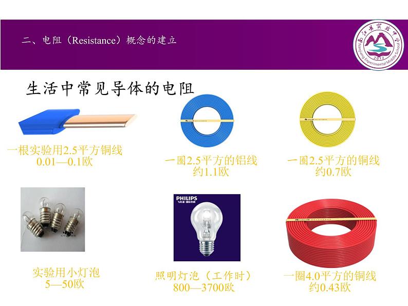 教科版九年级物理上册 4.3  电阻：导体对电流的阻碍作用（课件）08