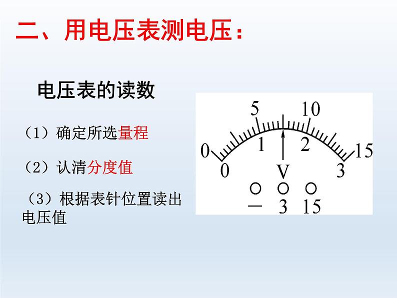 教科版九年级物理上册 4.2 电压：电流产生的原因（课件）07