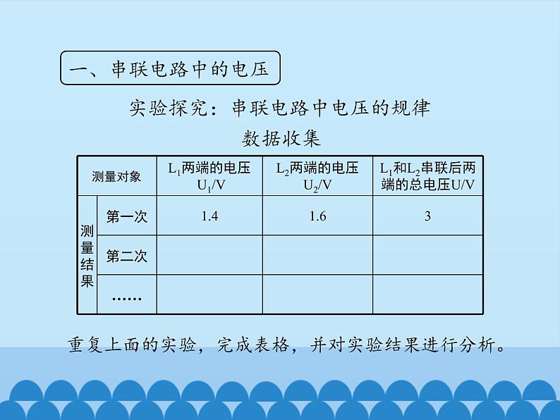 教科版九年级物理上册 4.2 电压：电流产生的原因-第二课时_（课件）08