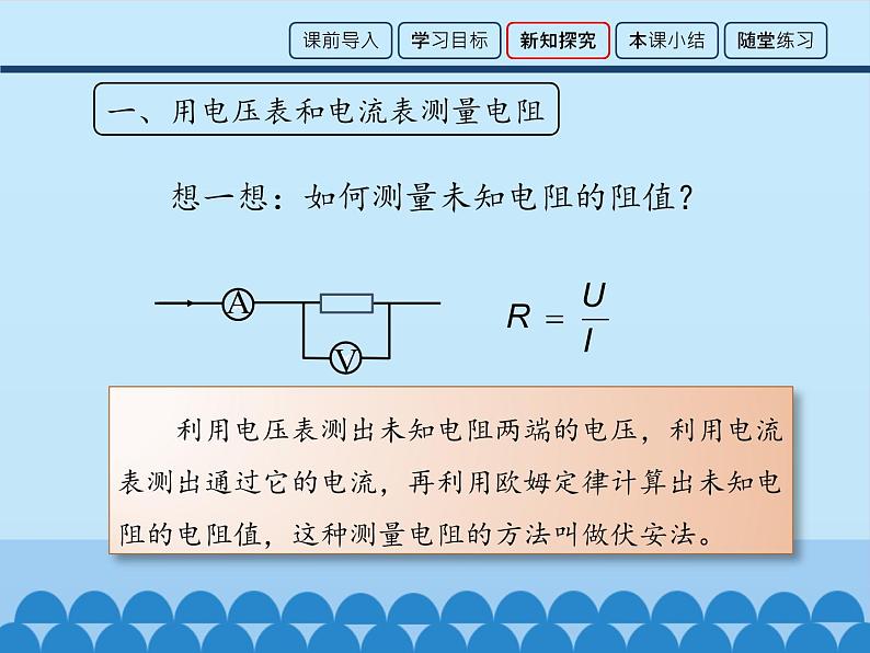 教科版九年级物理上册 5.2 测量电阻_（课件）第4页