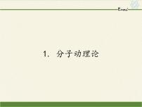 九年级上册1 分子动理论授课课件ppt