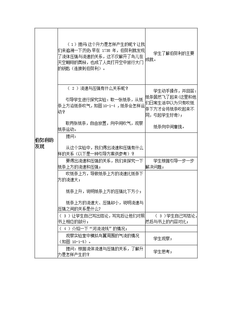 教科版物理八年级下册 10.1 在流体中运动（教案）02