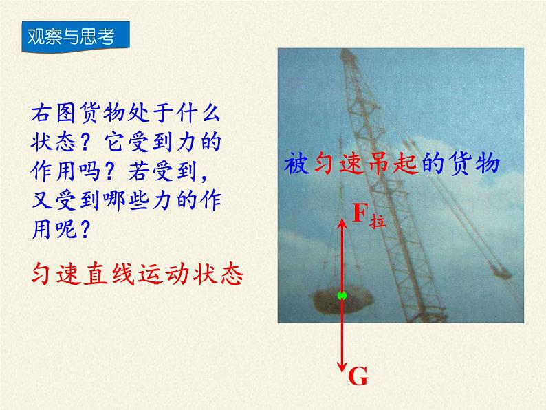 教科版物理八年级下册 8.2 力的平衡(4)（课件）07