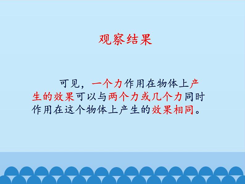 教科版物理八年级下册 8.2 力的平衡_（课件）第4页