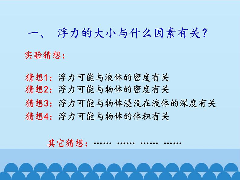 教科版物理八年级下册 10.3 科学探究：浮力的大小_（课件）05