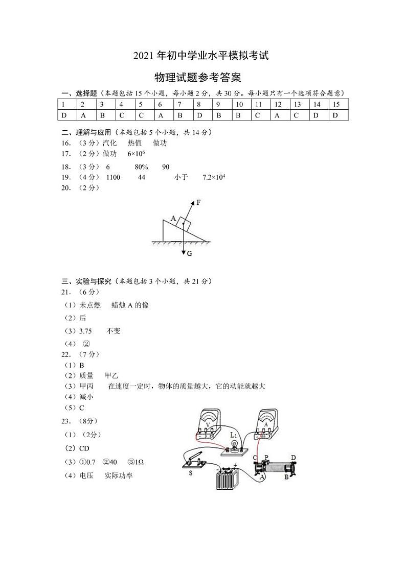 物理答案第1页
