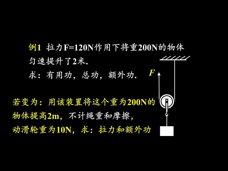 教科版物理八年级下册 11.4  机械效率（课件）08