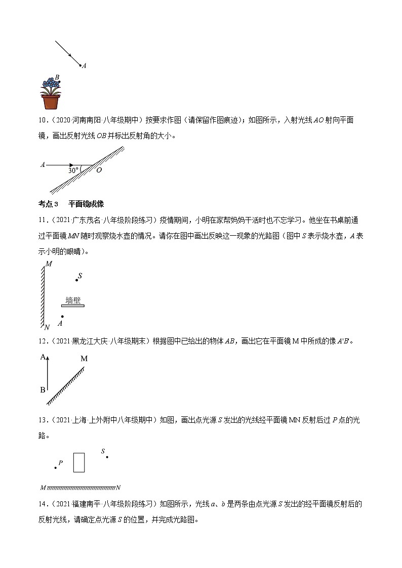 2022年中考物理二轮专题复习-光现象作图第3页