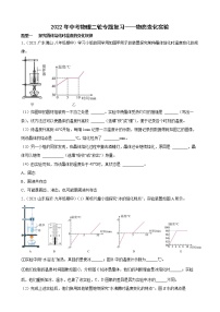 2022年中考物理二轮专题复习——物态变化实验