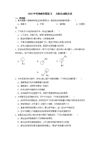 2022中考物理专题力和运动的关系