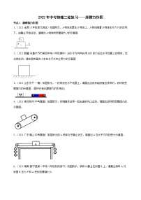 2022年中考物理二轮复习——摩擦力作图