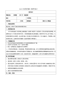 2020-2021学年第四章 在光的世界里4 光的折射教案