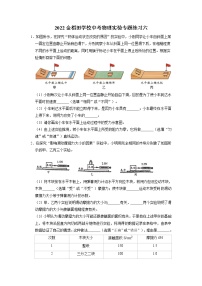 2022年广东省深圳市龙岗区金稻田学校中考物理复习实验专题练习六