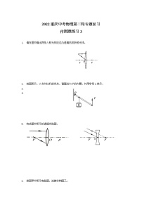 2022重庆中考物理第二轮专题复习作图题练习3