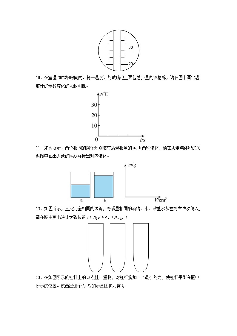 2022年中考物理二轮专题能力提升训练：作图题第3页