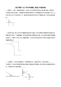 2022年中考物理二轮复习+光学作图