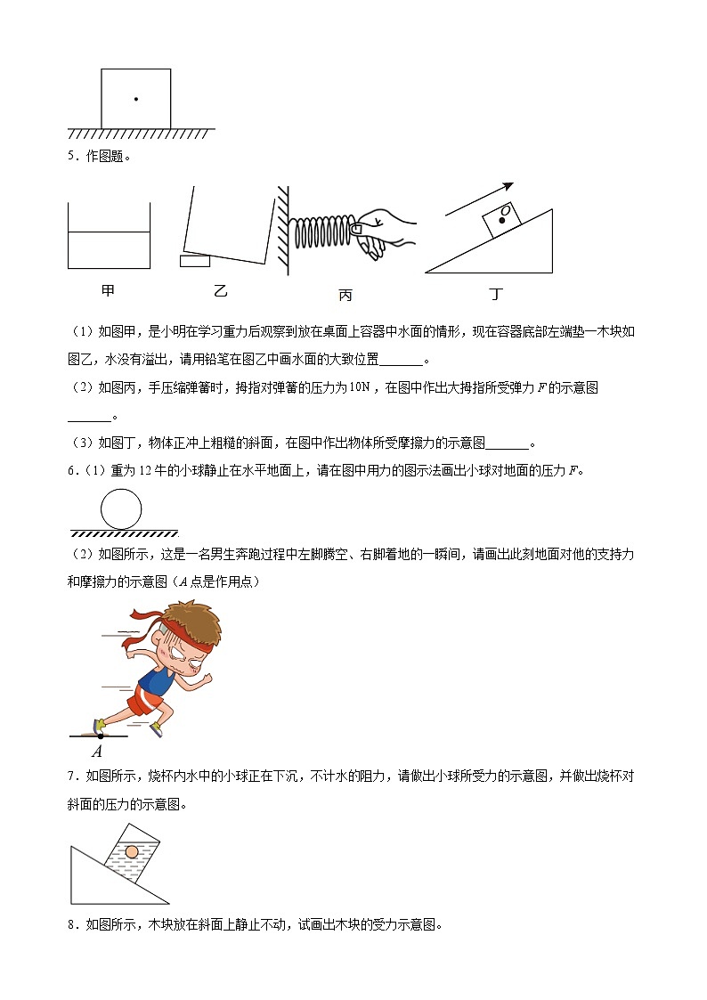 2022年中考物理二轮专题复习+力学作图第2页
