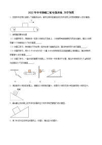 2022年中考物理二轮专题训练+力学作图