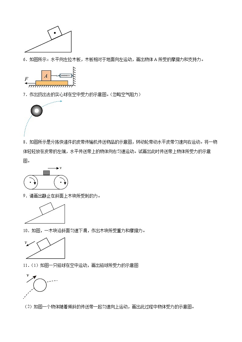 2022年中考物理二轮专题训练+力学作图第2页
