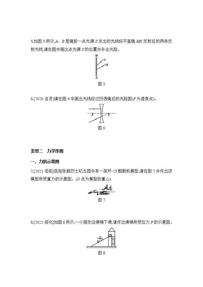 2022年宁夏中考物理专题训练：作图题第2页