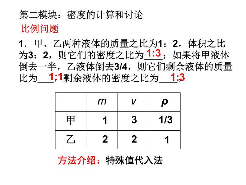 6-3物质的密度复习课苏科版物理八年级下册课件PPT第6页