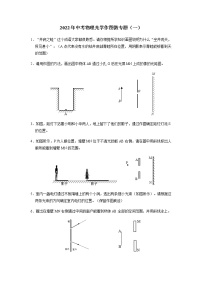 2022年中考物理复习光学作图微专题（一）