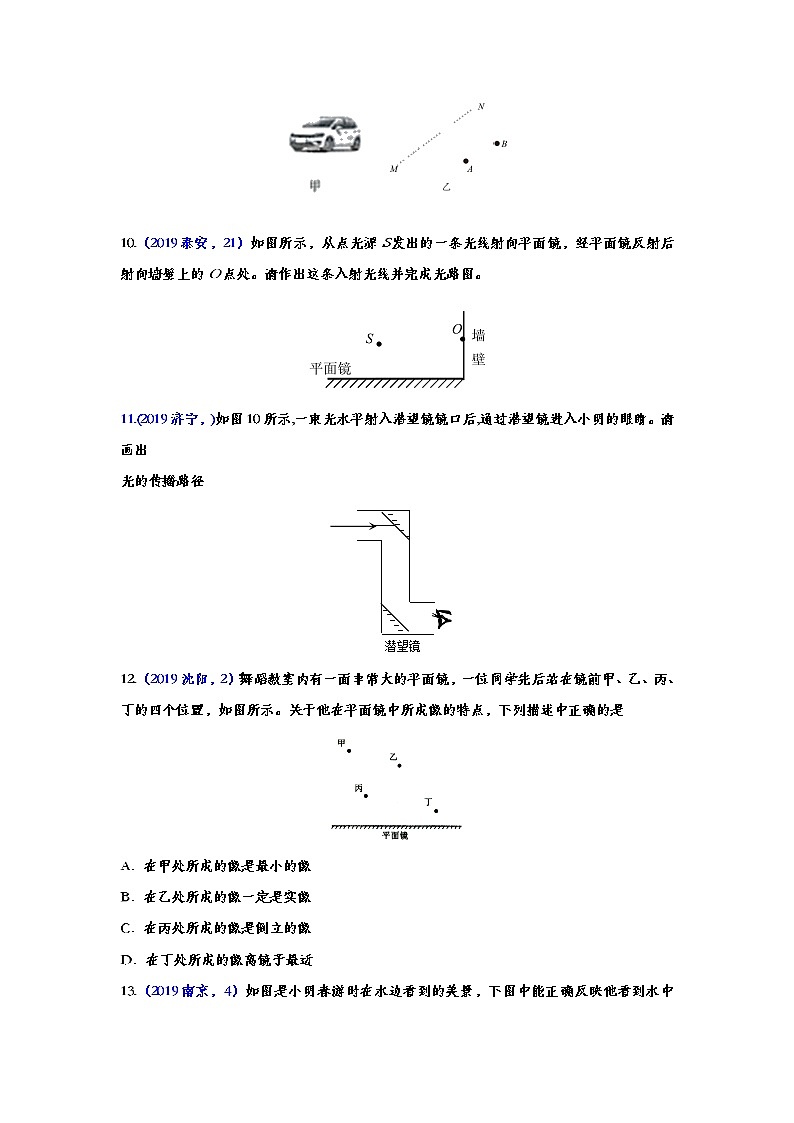 2019年中考物理真题集锦——专题二：光学作图（word版含答案）第3页