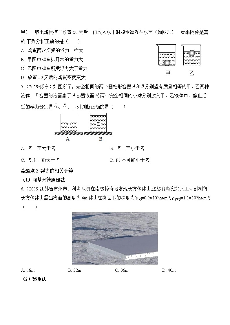 专题03 选择题 力学（二）48题-2020年中考物理最后一战之中考题型必杀600题第2页
