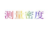 教科版八年级物理上册 6.3 测量密度 课件