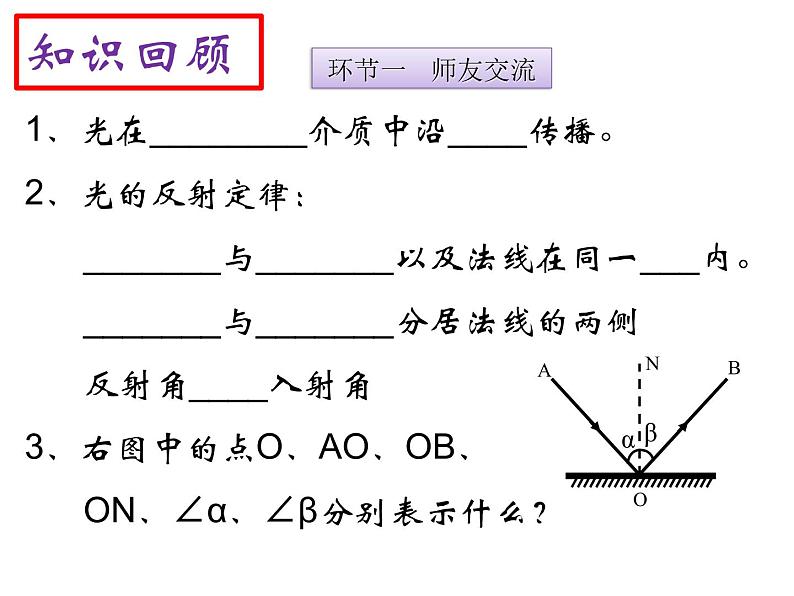 教科版八年级物理上册 4.4 光的折射 课件第1页