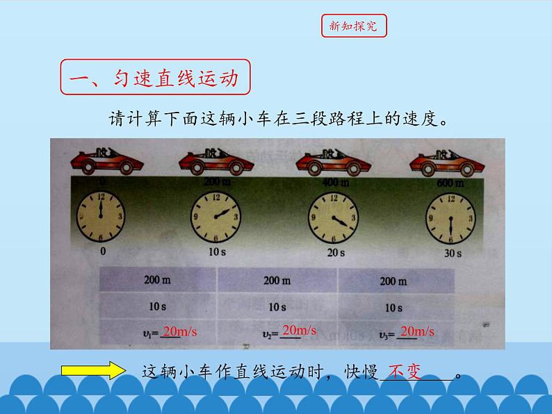 教科版八年级物理上册 2.3 测量物体运动的速度_ 课件04