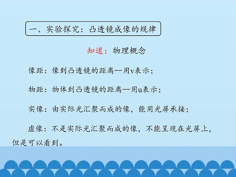 教科版八年级物理上册 4.5 科学探究：凸透镜成像-第二课时_ 课件第5页