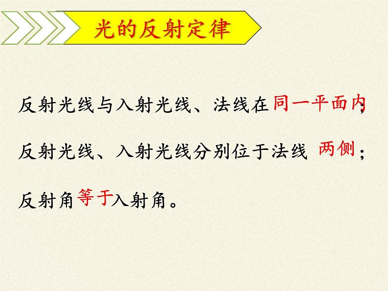 教科版八年级物理上册 4.2 光的反射定律(1) 课件08