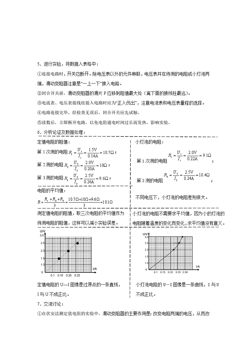 2021-2022学年初中物理中考专项：伏安法和特殊方法测电阻（考点概览+知识精析+常考题型+跟踪训练+答案解析）02