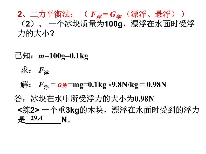 2022年教科版八年级物理下册第10章第3节科学探究：浮力的大小课件 (1)第6页