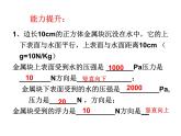 2022年教科版八年级物理下册第10章第3节科学探究：浮力的大小课件 (4)