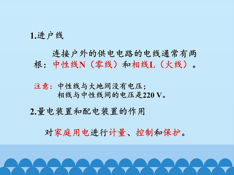 教科版物理九年级下册 9.2 家庭电路_课件第4页