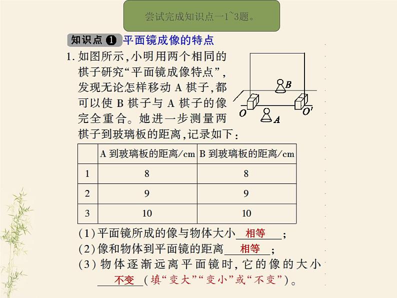 4.3 平面镜成像课件PPT第6页