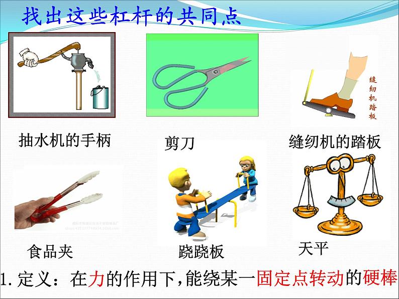初中物理人教版八年级下册 第1节杠杆2 课件04