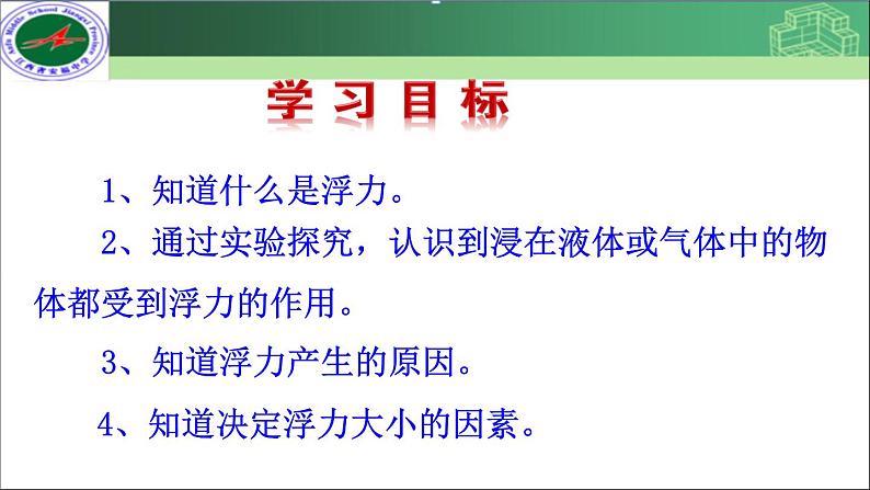初中物理人教版八年级下册 第1节浮力6 课件02