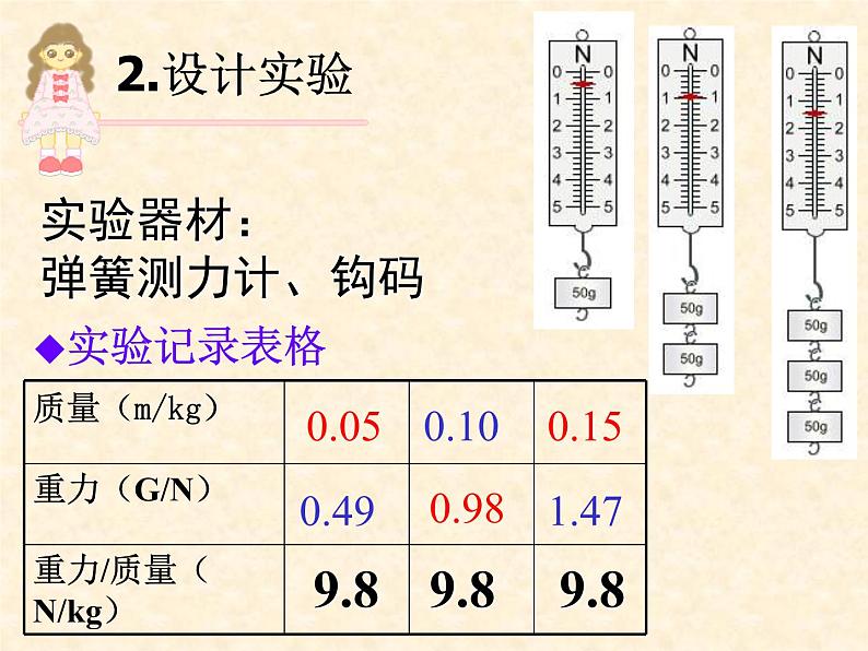 初中物理人教版八年级下册 第3节重力3 课件第8页