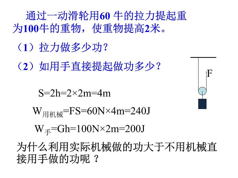 初中物理人教版八年级下册 第3节机械效率1 课件第2页