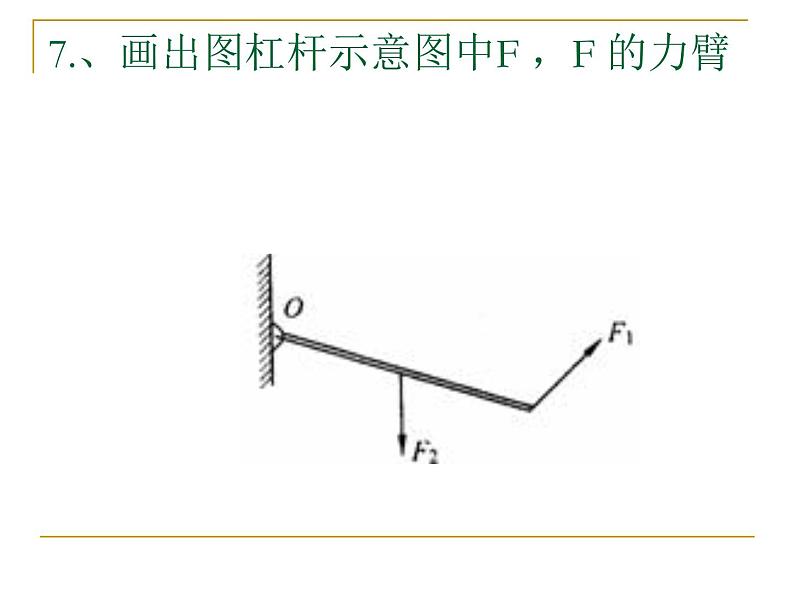 初中物理人教版八年级下册 第1节杠杆3 课件第8页