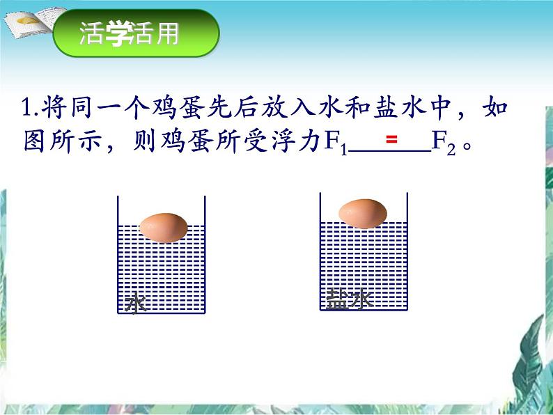 2022年中考物理专题复习课件----浮力第6页