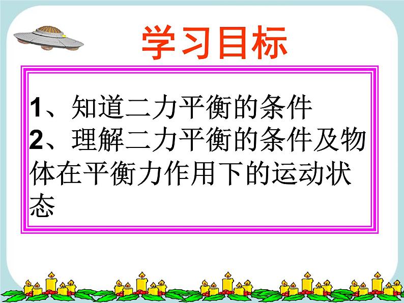 苏科版八年级下册物理 9.1二力平衡 课件第2页